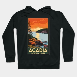 Acadia National Park Colorblock Hoodie